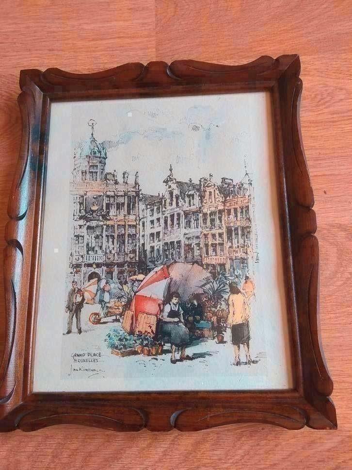 Jan Korthals, Grote Markt Brussel, Antiek en Kunst, Ophalen of Verzenden