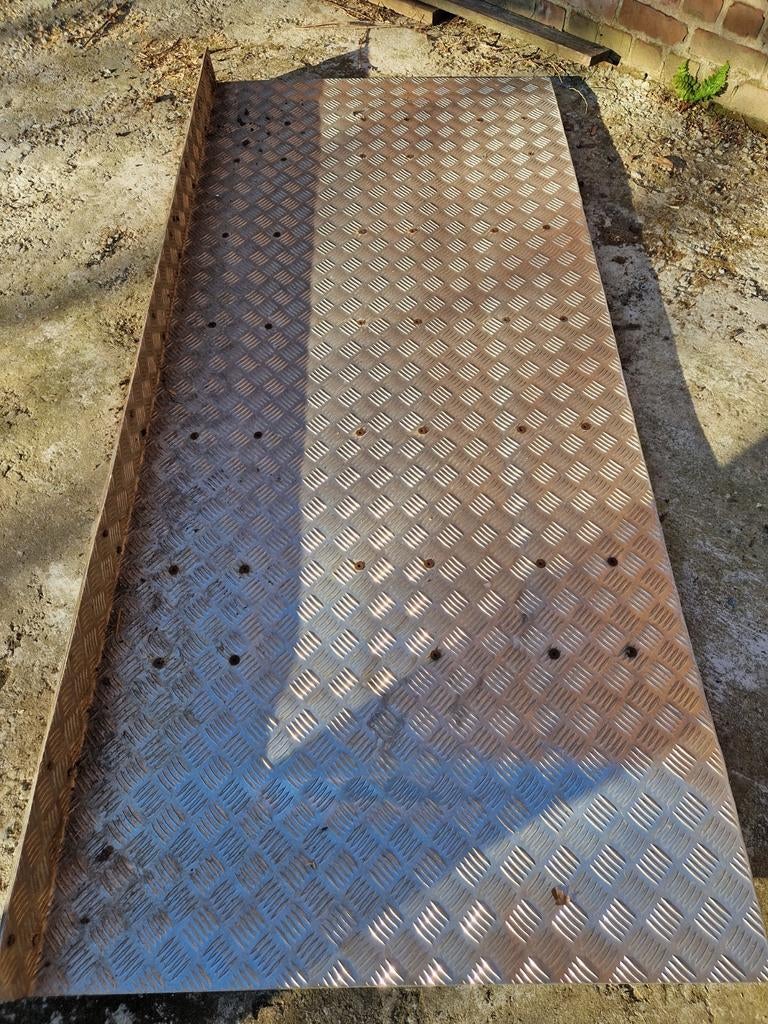 Aluminium plaat, Ophalen, Gebruikt, Aluminium