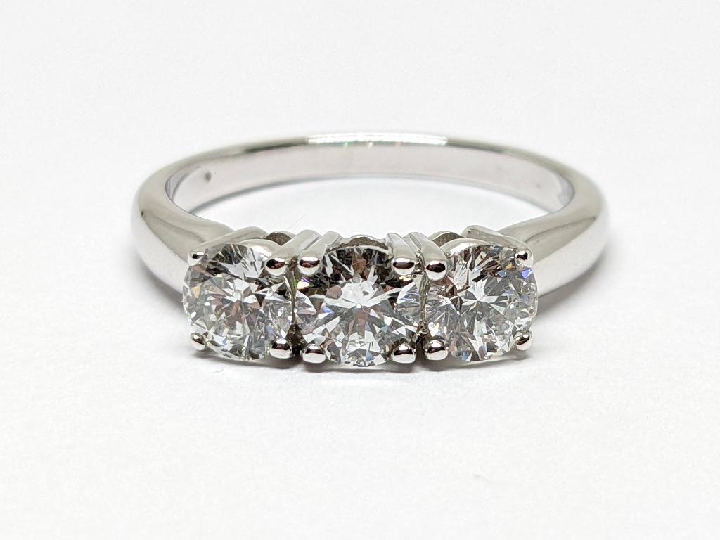 Diamant Ring 1.06ct., Bijoux, Sacs & Beauté, Bagues, Neuf, Enlèvement ou Envoi, Or, Or