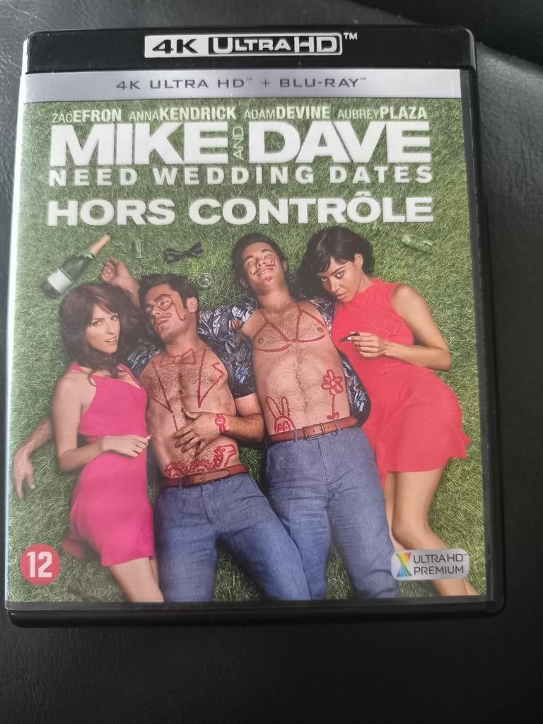 Mike and Dave need wedding dates, hors contrôle Blu ray + 4K, CD & DVD, Blu-ray, Enlèvement ou Envoi, Utilisé