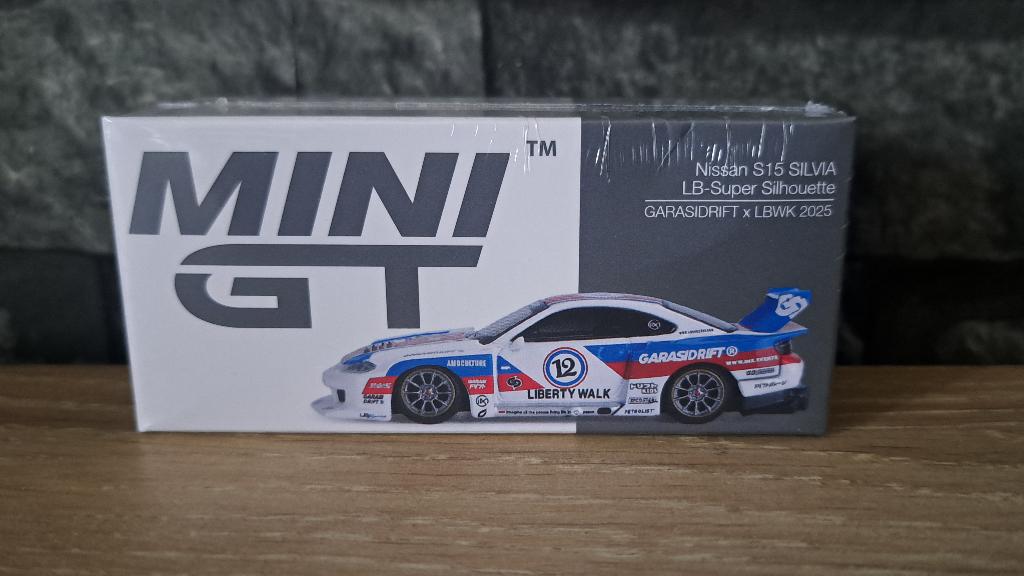 Nissan LB-Super Silhouette S15 SILVIA (BOITE) MINI GT, Auto, Nieuw, Ophalen of Verzenden, MINI GT