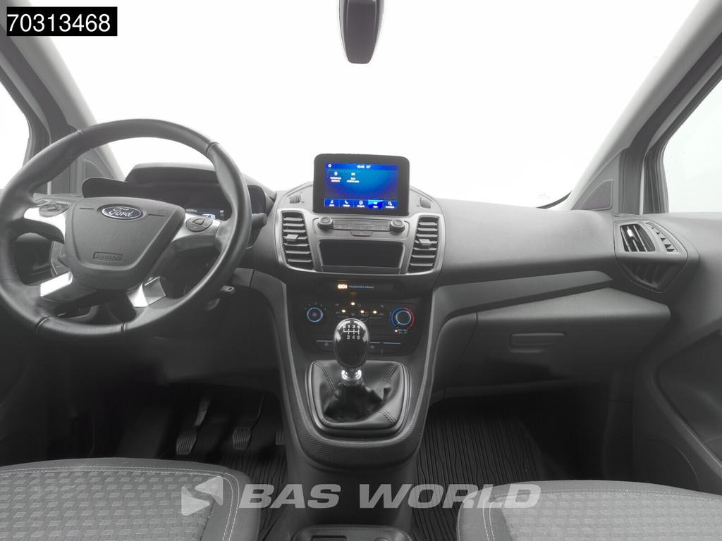 Ford Transit Connect 100PK Benzine L2H1 Navi Airco Cruise Ca, Auto's, Bestelwagens en Lichte vracht, Cruise Control, 1486 kg, Stof