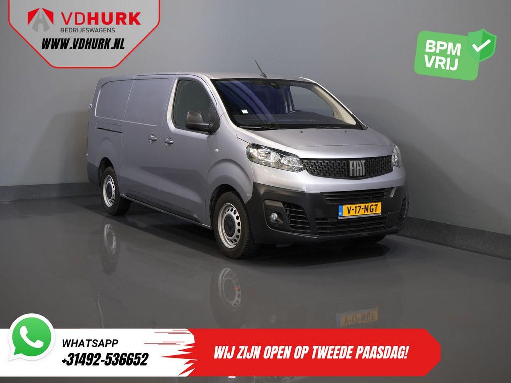 Opel Vivaro (Fiat Scudo) 2.0 MJ 145 pk L3 (DEMO) Adapt.Cruis, Auto's, Bestelwagens en Lichte vracht, Parkeersensor, Bedrijf, Zilver of Grijs