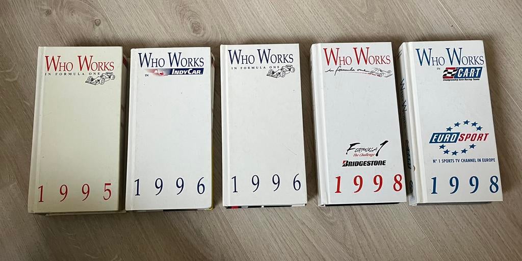Who works formula 1 boeken, Ophalen, Zo goed als nieuw