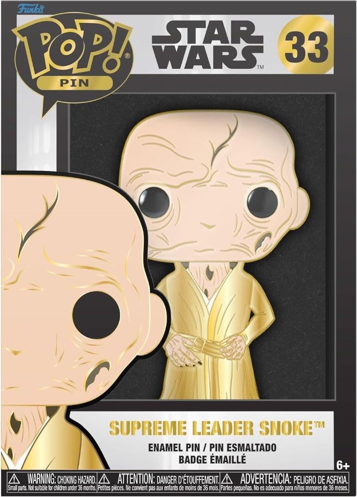 Funko POP Pin - Star Wars - Supreme Leader Snoke (33), Verzenden, Funko, Nieuw, Supportemea@funko.com