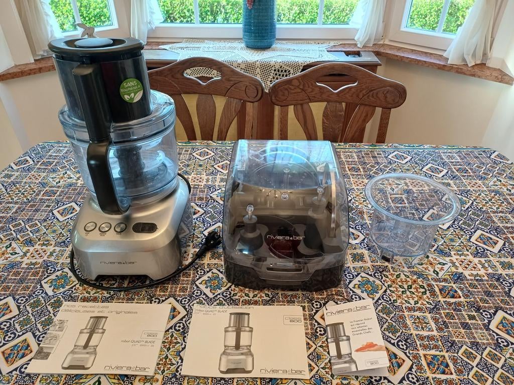 Robot multifonction Riviera & Bar Quad Blade PR854A, Elektronische apparatuur, Keukenmixers, Ophalen, Zo goed als nieuw