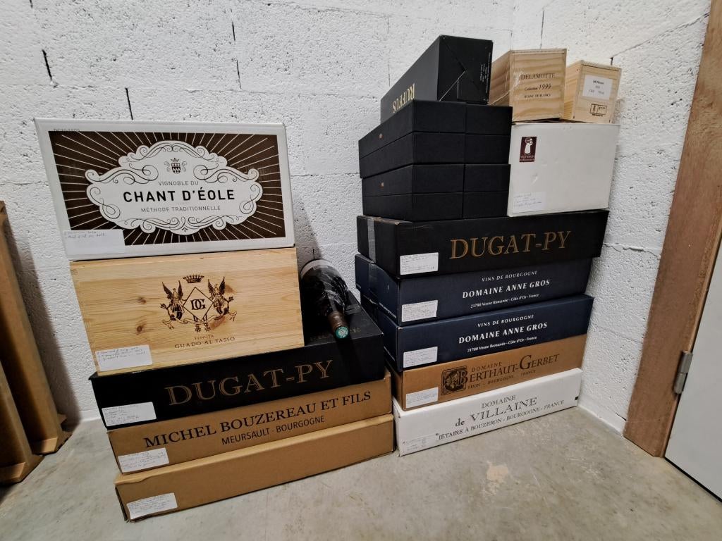 83 bouteilles de grands vins de Bourgogne, Bordeaux, Etc, Verzamelen, Wijnen, Ophalen, Overige gebieden, Overige typen, Nieuw