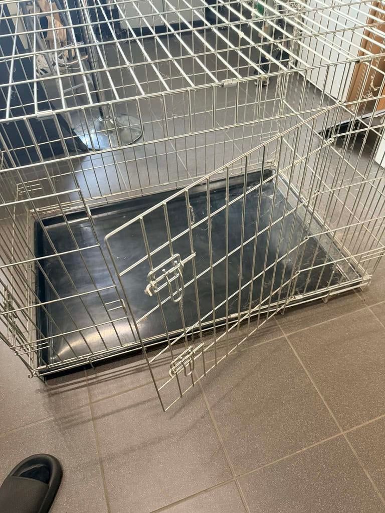 Grote  bench inklapbaar, Animaux & Accessoires, Caisses pour chiens, Enlèvement, Utilisé