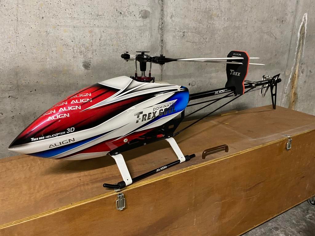 Trex 600L Dominator, Enlèvement, Hélicoptère