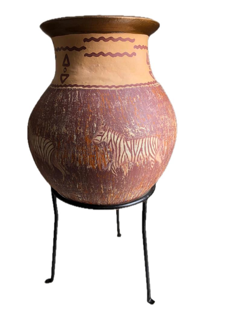 Afrikaanse vaas, Ophalen, Overige kleuren, Aardewerk of Porselein, Zo goed als nieuw