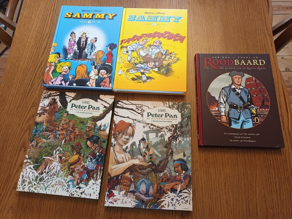 Strips integrales Sammy, Peter Pan, Roodbaard, Boeken, Ophalen