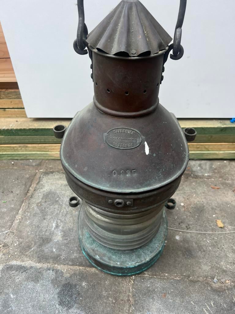 Scheepslamp, Verzamelen, Scheepvaart, Ophalen, Gebruikt