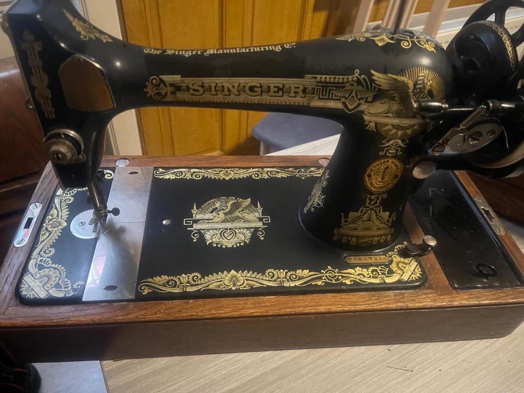 Singer Antiek naaimachine zeer Goede Staat, Antiek en Kunst, Ophalen