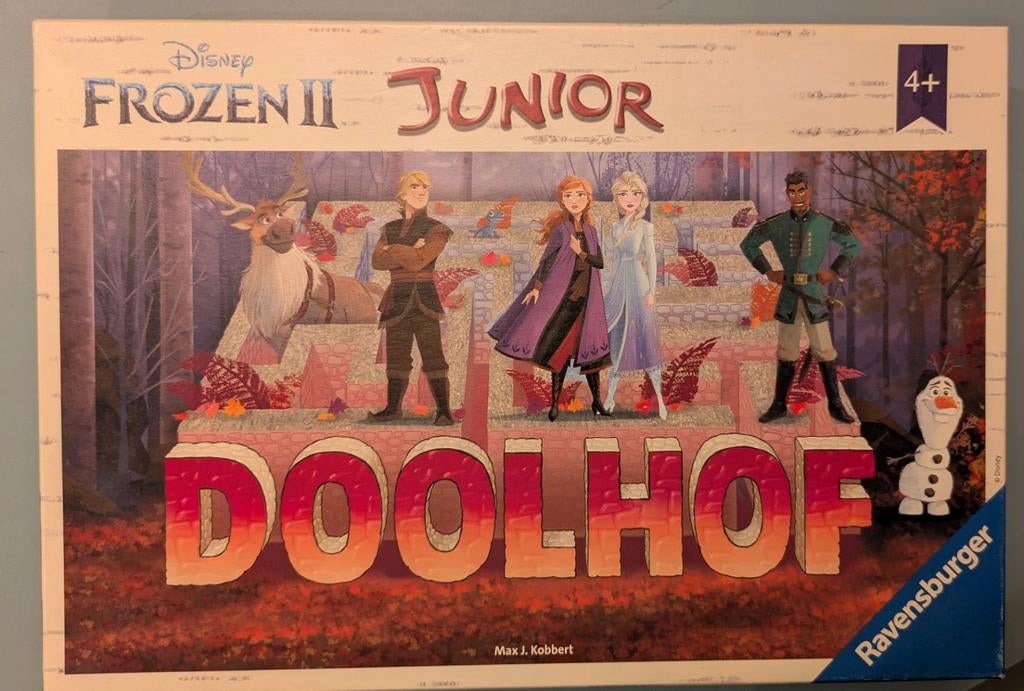 Spel Doolhof Frozen II Ravensburger, Hobby en Vrije tijd, Gezelschapsspellen | Overige, Ophalen