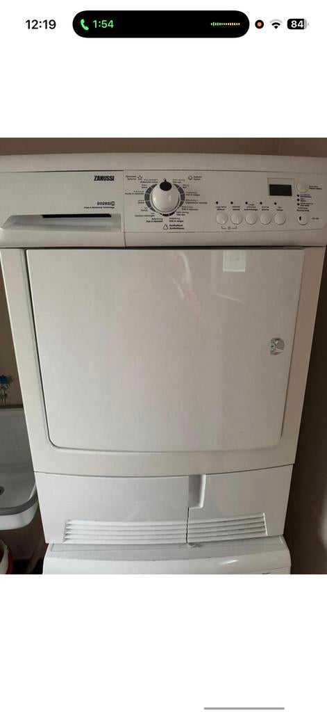 Droogkast Zanussi, Elektronische apparatuur, Droogkasten, Ophalen, Zo goed als nieuw