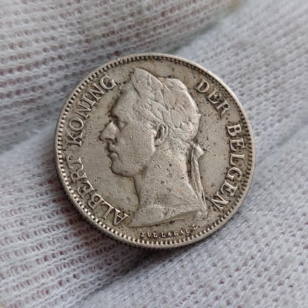 Piece de monnaie / Congo Belge / 50 centimes / 1926 VL, Enlèvement ou Envoi, Monnaie en vrac