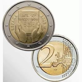 Spanje 2 Euro cc 2026, Timbres & Monnaies, Monnaies | Europe | Monnaies euro, Envoi, Espagne, 2 euros, Monnaie en vrac