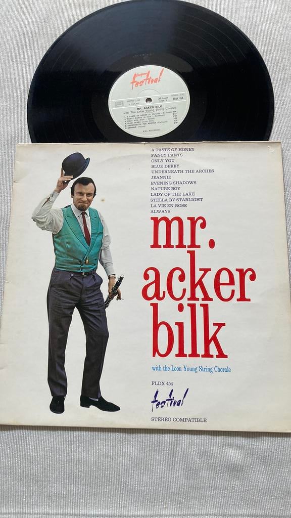 Mr Acker Bilk - Jazz - Clarinet, Cd's en Dvd's, Vinyl | Jazz en Blues, Gebruikt, Ophalen of Verzenden, 1940 tot 1960, 12 inch