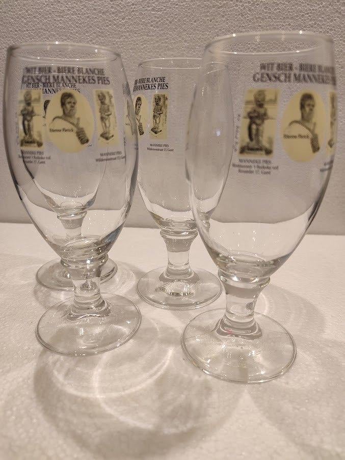 Bierglas Manneken Pis Gent – zeldzaam Gents glas”, Verzamelen, Biermerken, Zo goed als nieuw, Glas of Glazen, Overige merken, Ophalen of Verzenden