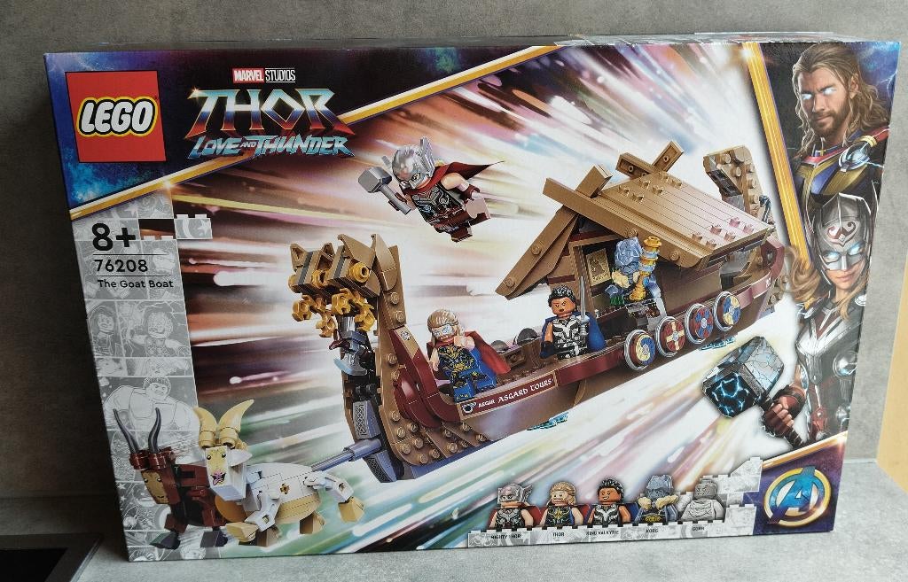 lego marvel 76208 het geitenschip, Kinderen en Baby's, Speelgoed | Duplo en Lego, Nieuw, Lego, Complete set, Marvel, Ophalen of Verzenden