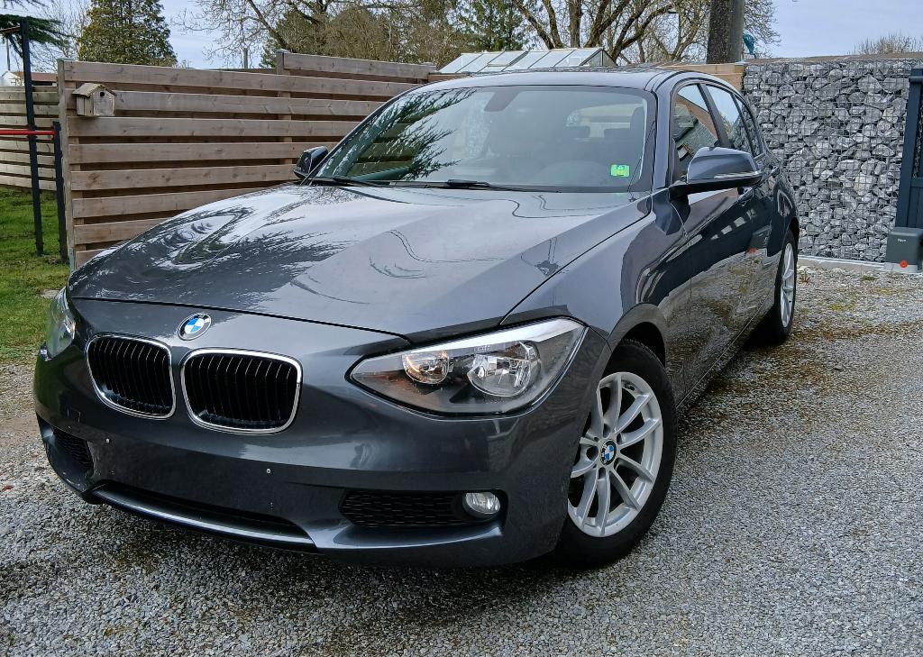 BMW 116D klaar om te registreren!, Auto's, BMW, Euro 5, Zwart, 4 cilinders, Leder