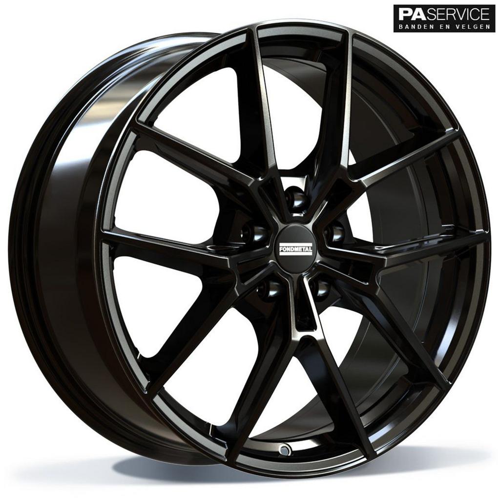 Nw 19 inch Glossy Black Fondmetal Breedset voor BMW 3 G20 G2, Auto-onderdelen, Banden en Velgen, 19 inch, Velg(en), -, -