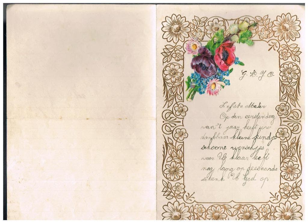 NIEUWJAARSBRIEF, Verzenden, Zo goed als nieuw