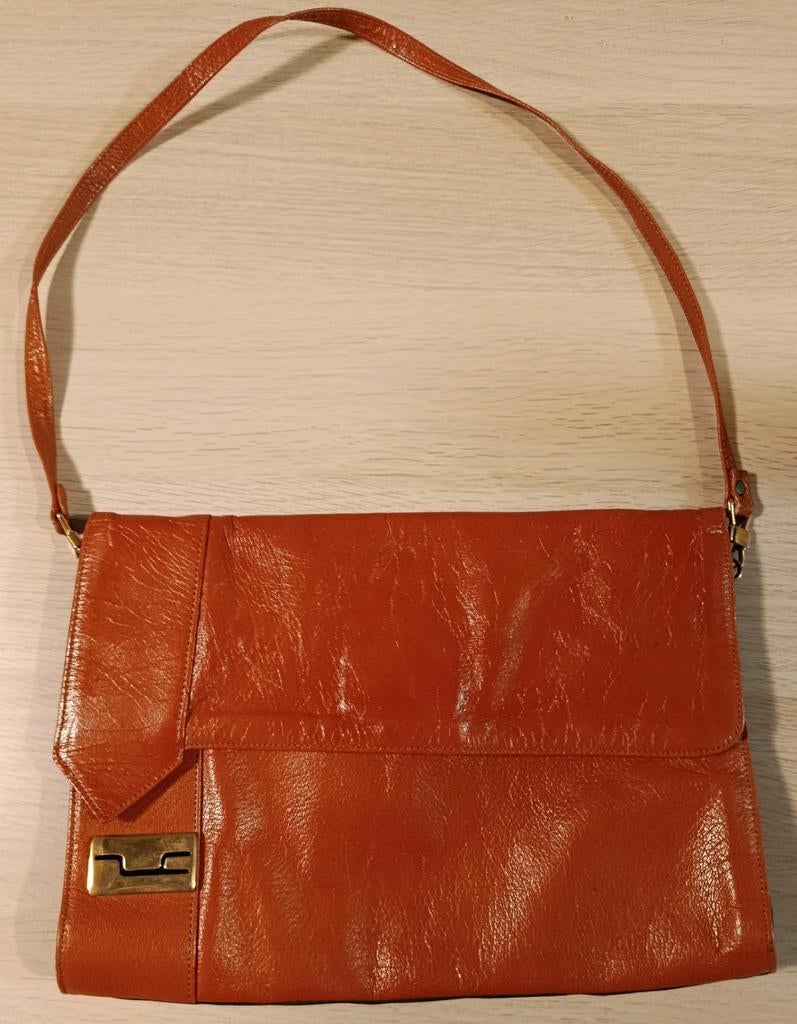 Sac à main cuir véritable Ted Lapidus Paris vintage années 7, Bijoux, Sacs & Beauté, Sacs | Sacs Femme, Enlèvement ou Envoi, Sac à main