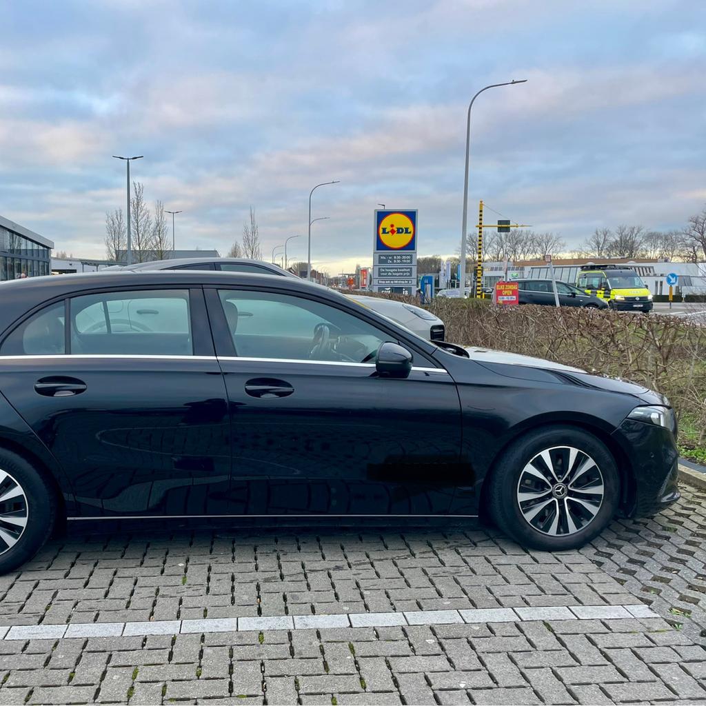 Mercedes A klasse, Auto's, Mercedes-Benz, Zwart, Leder en Stof, Zwart, Diesel