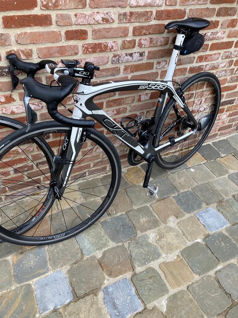 Carbon Ckt 589 koersfiets , maat M , DI2 ultegra, Fietsen en Brommers, Ophalen, Zo goed als nieuw, Carbon, Overige merken