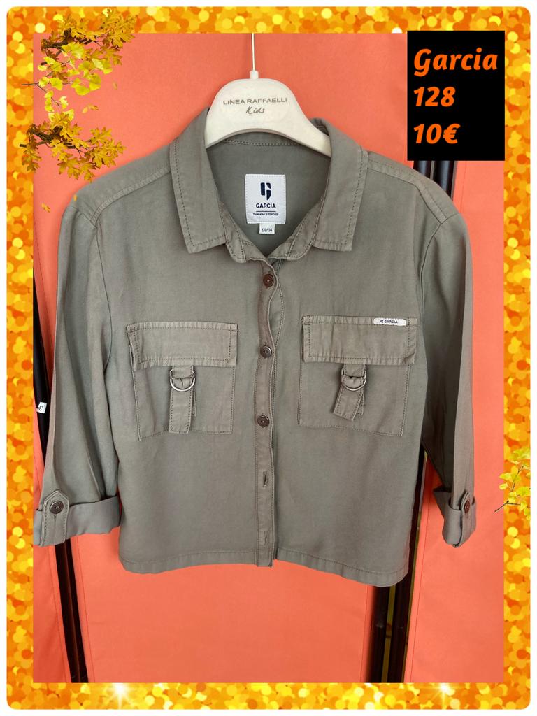 Crop top hemd meisje 128. García, Kinderen en Baby's, Ophalen of Verzenden, Zo goed als nieuw, Meisje