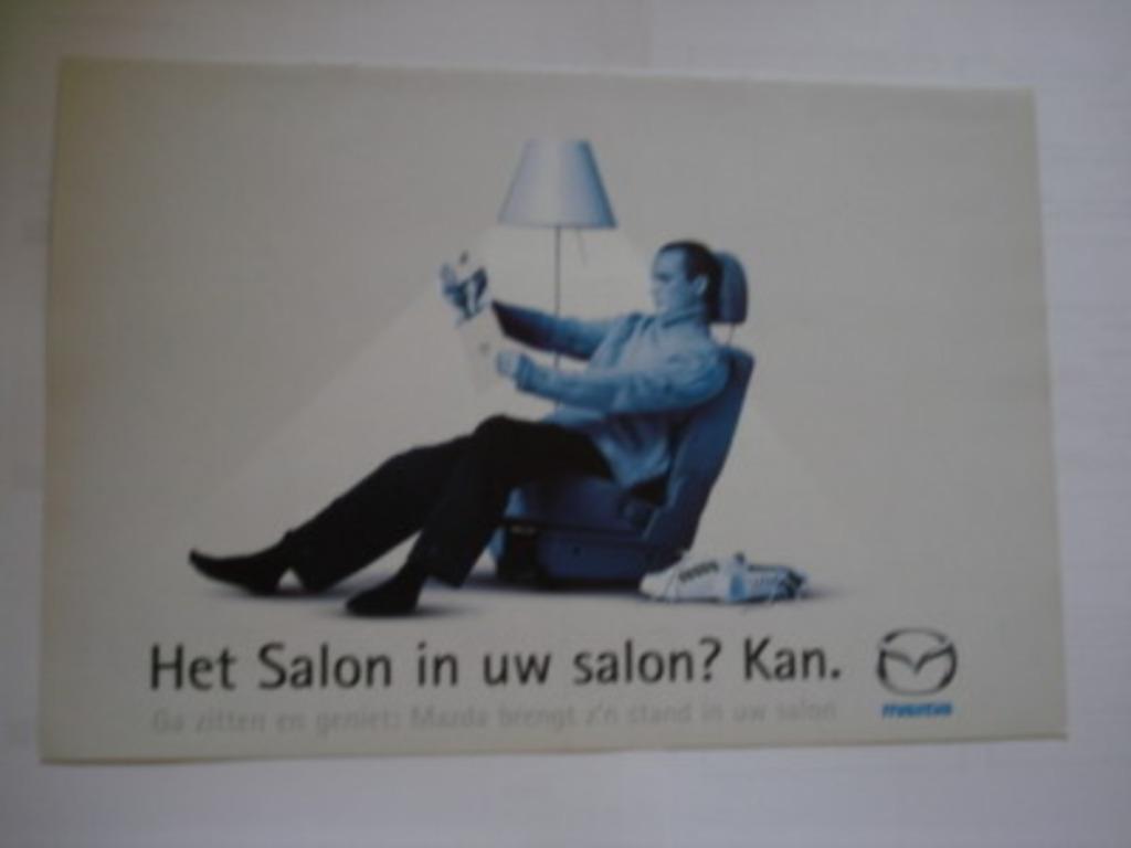 Mazda Salonboek 2001 Brochure Catalogue Prospekt, Verzenden, Gelezen, Mazda