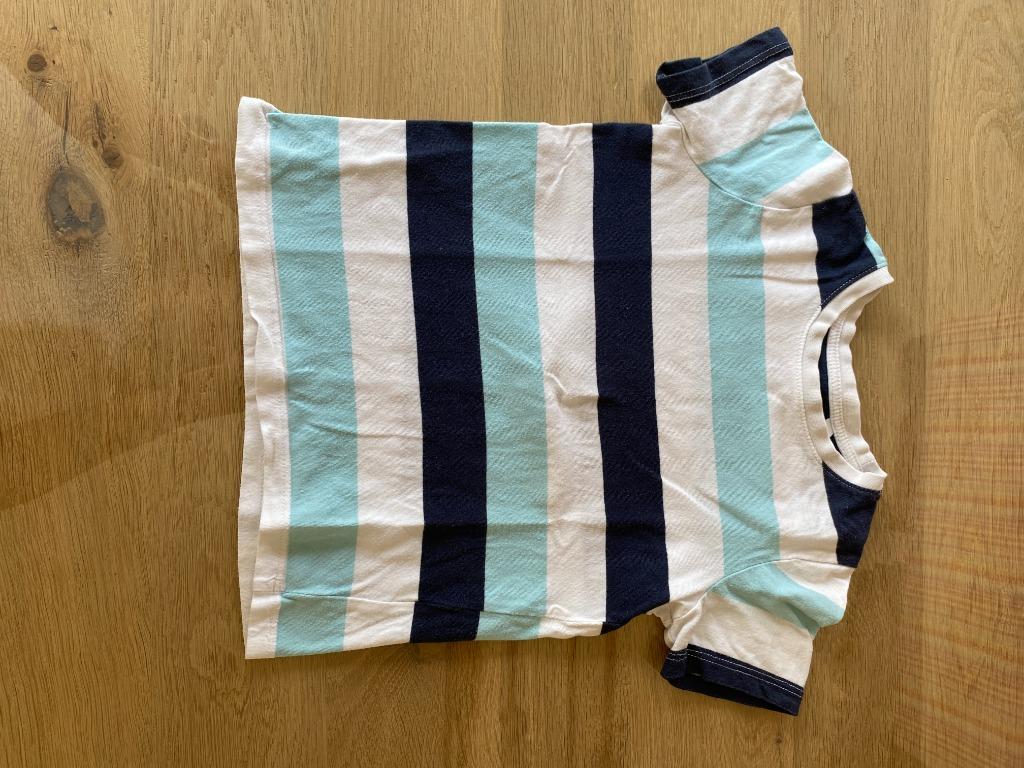 c&a wit blauw gestreepte t-shirt maat 110 of 5 jaar - BD3, Gebruikt, C&A, Ophalen of Verzenden, Shirt of Longsleeve
