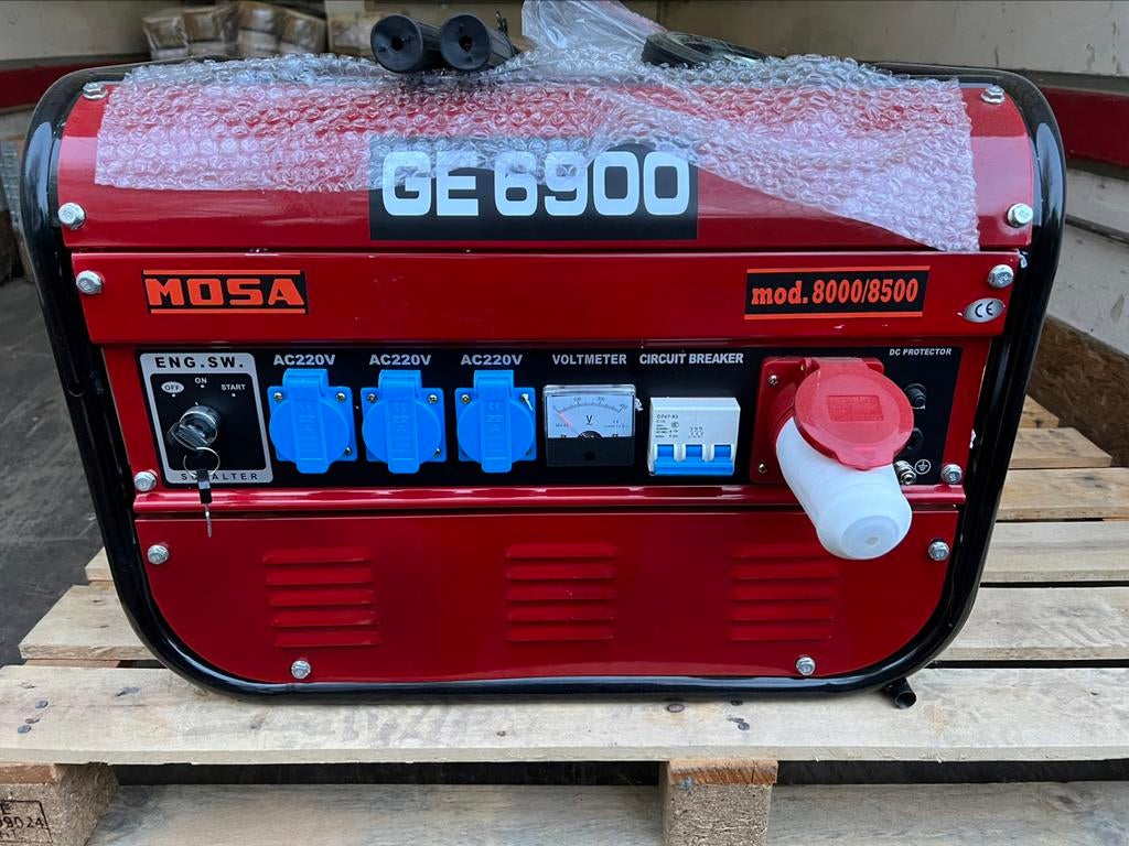 Mosa GE6900 generator, Ophalen