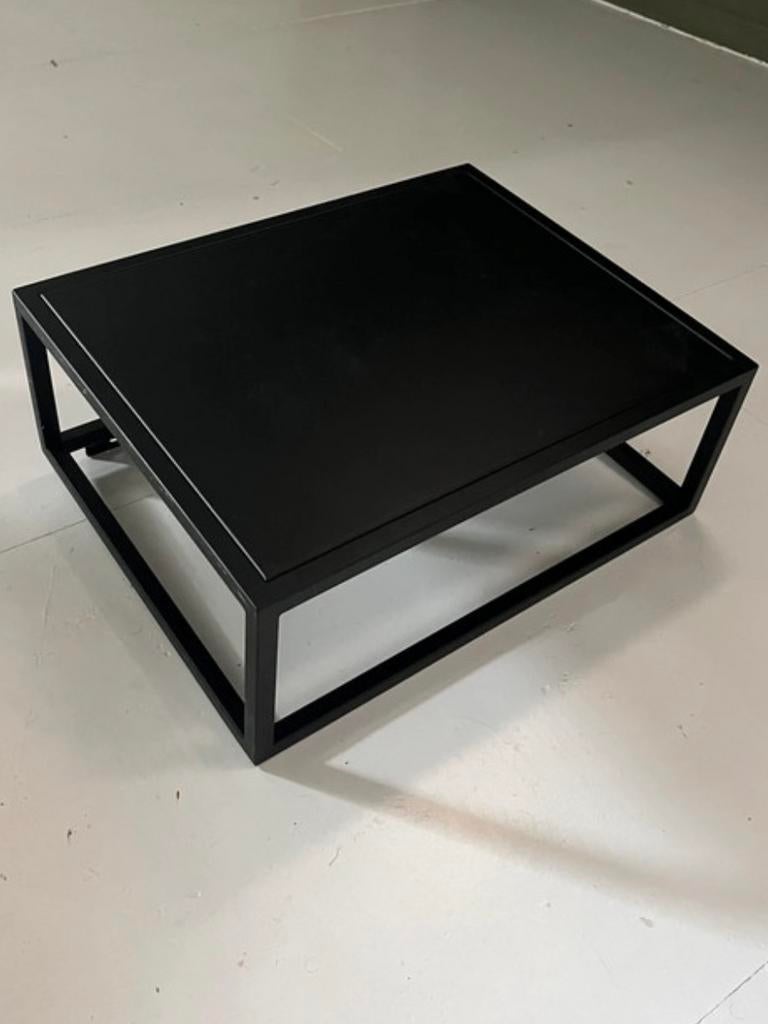 Furnified zwart metalen hangrek wandrek wandplank, Ophalen, Zo goed als nieuw