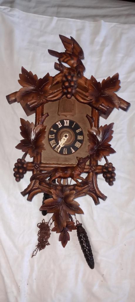 Horloge à coucou ancienne 50x32x16, Antiquités & Art, Antiquités | Horloges, Enlèvement ou Envoi