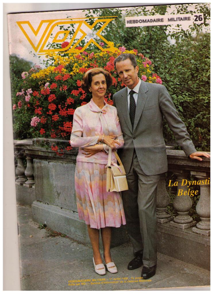 La dynastie belge - Hebdomadaire militaire 26 - 07/1980, Enlèvement ou Envoi, Utilisé, Défense nationale