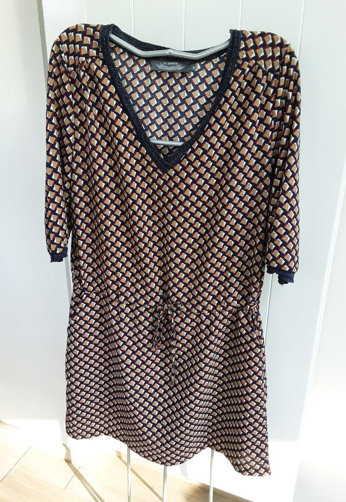 Mooi kleedje / jurk korte mouwen mt Medium *It Hippie* H.g.s, Kleding | Dames, Blauw, It Hippie, Ophalen of Verzenden, Zo goed als nieuw