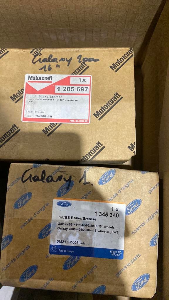 Plaquettes de frein Ford Galaxy VW Sharan, Autos : Pièces & Accessoires, Enlèvement ou Envoi, Ford