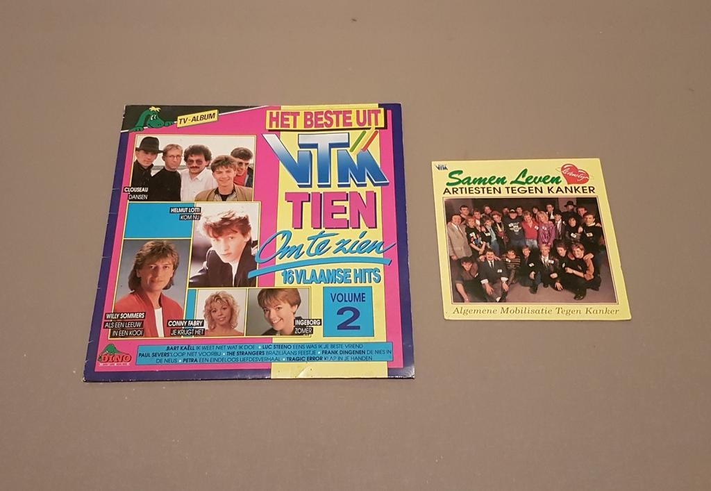 LP Tien om te Zien (begin jaren 90) + single VTM levenslijn, Cd's en Dvd's, Vinyl | Nederlandstalig, Ophalen