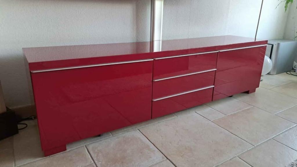 ikea meuble tv besta, Maison & Meubles, 25 à 50 cm, Moins de 100 cm, Comme neuf, Enlèvement