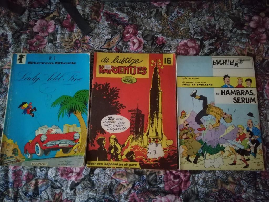 Steven Sterk, Snoe en Snolleke, de lustige Kapoentjes, Meerdere comics, Ophalen of Verzenden, Gelezen