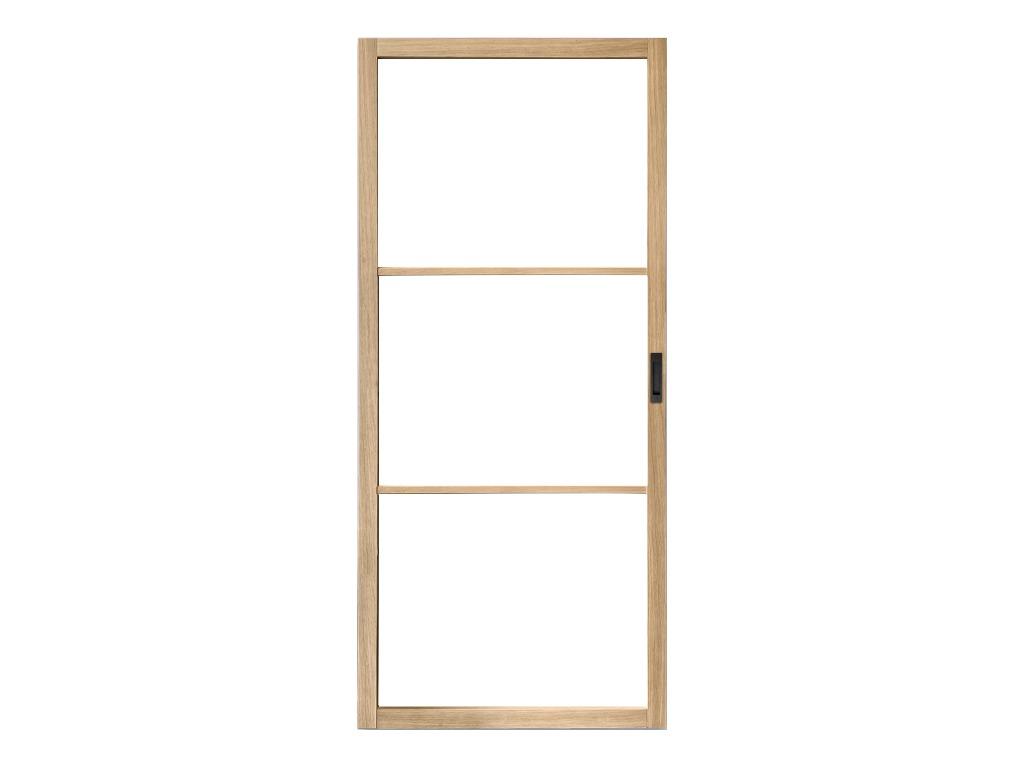 Eiken deur met glas | Binnendeur Varik | Op voorraad, Doe-het-zelf en Bouw, Deuren en Vliegenramen, Binnendeur, Nieuw, Ophalen of Verzenden