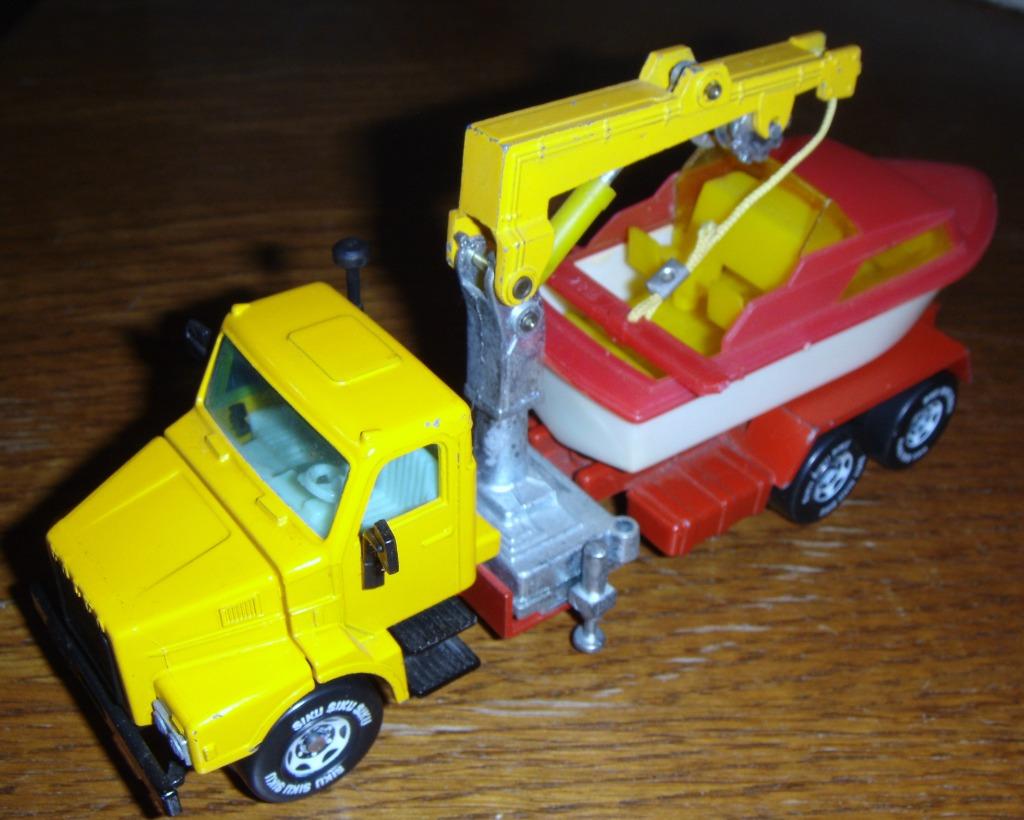 Camion Volvo 12 Turbo 6, Siku 2814 LKW bateau rouge, 1975-83, Enlèvement ou Envoi, Utilisé, Bus ou Camion, SIKU