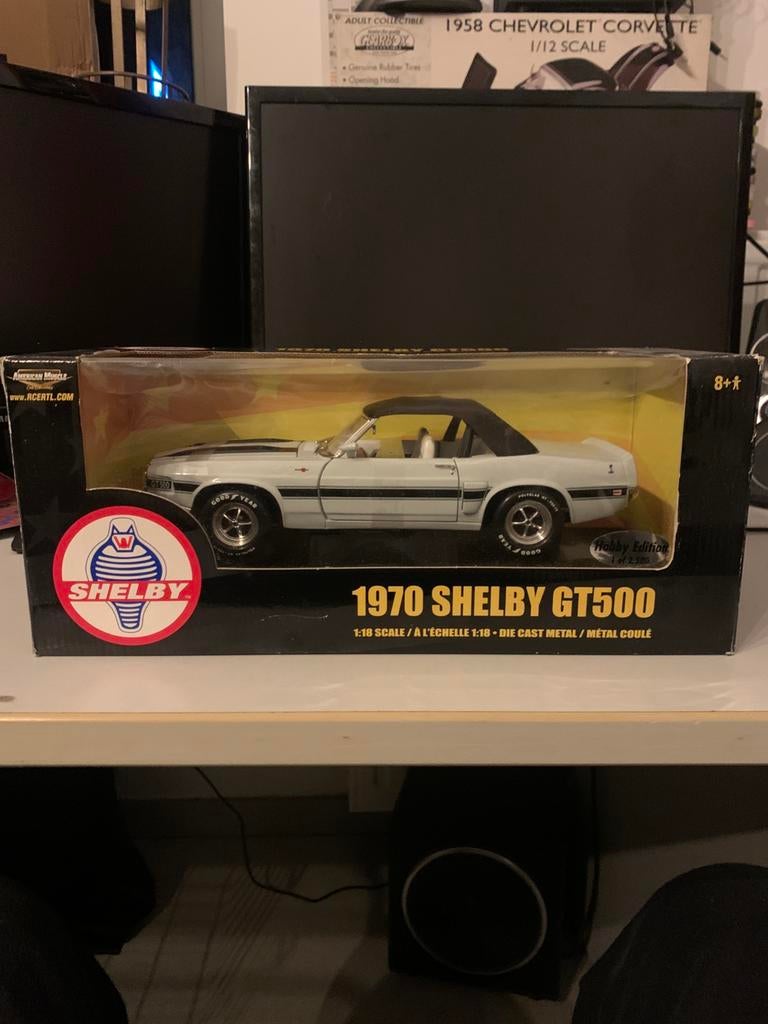 1/18 ERTL/AMERICAN MUSCLE 1970 SHELBY GT500, Enlèvement ou Envoi, Voiture, ERTL