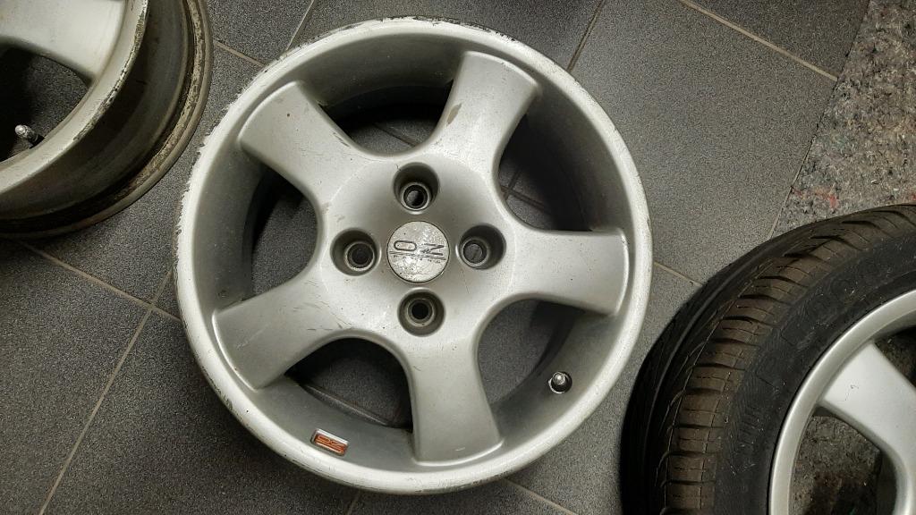 Lot de 5 jantes OZ Polaris en 15 pouces, Autos : Pièces & Accessoires, 15 pouces, Enlèvement, Utilisé, 195 mm