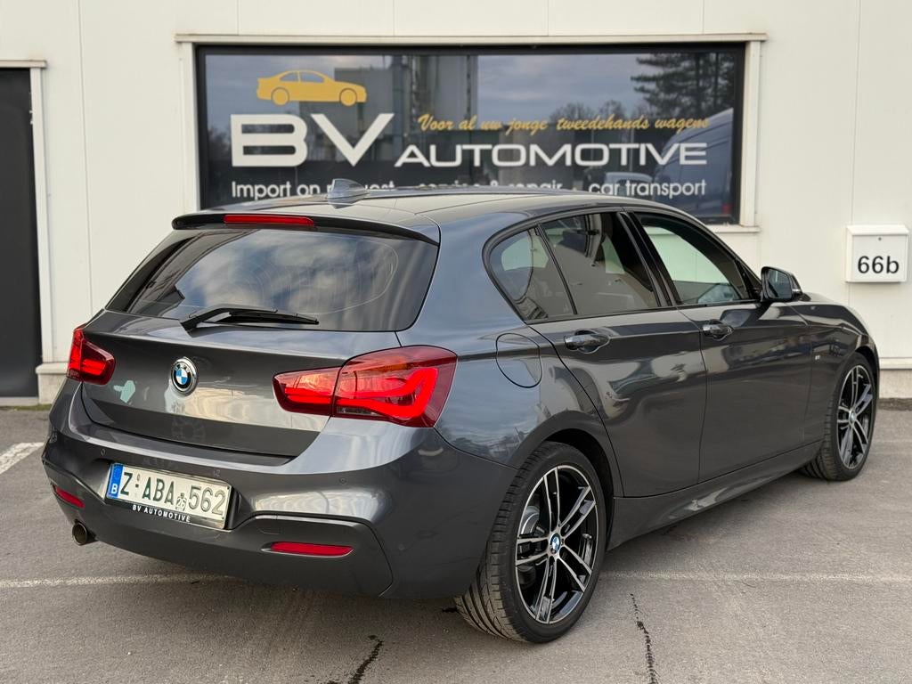 BMW 118i automaat - Leder - Shadow Line - Navi, Auto's, BMW, Leder, Bedrijf, 5 deurs, 3 cilinders