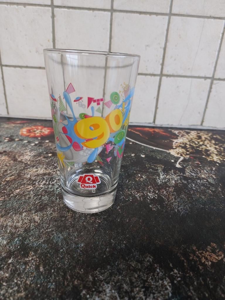 40 ans de verre à soda Quick, Collections, Enlèvement ou Envoi, Comme neuf, Verre à soda