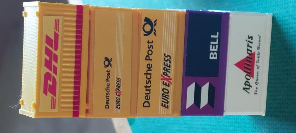 NLK 0803 CONTAINERS 20FT 1/160, Hobby en Vrije tijd, Modeltreinen | N-Spoor, Nieuw, Overige typen, Gelijkstroom of Wisselstroom