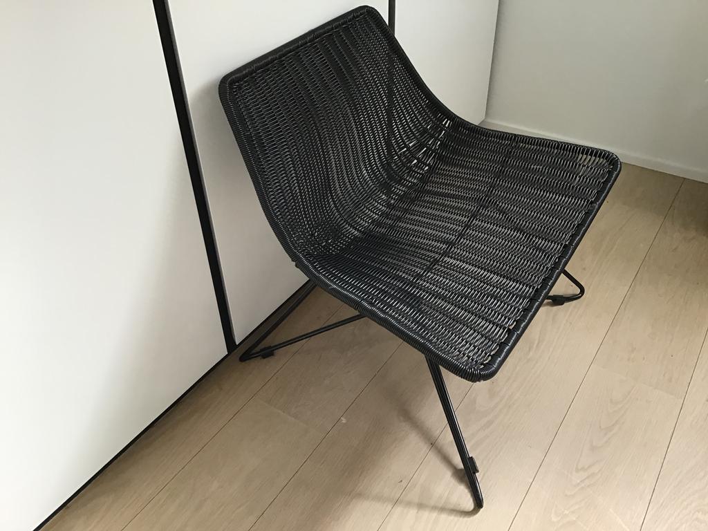 Rieten bijzetzetel, Ophalen, Zo goed als nieuw